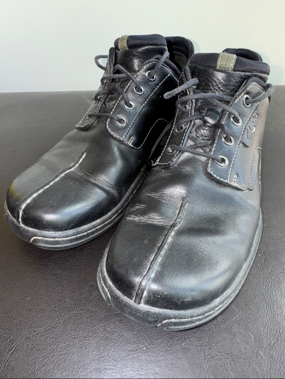MAKE OFFER! Clarks Black Men's Leather Shoes Men's size 9M